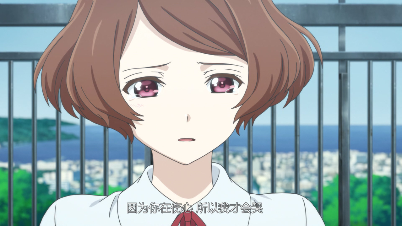 因为你在伤心 所以我才会哭