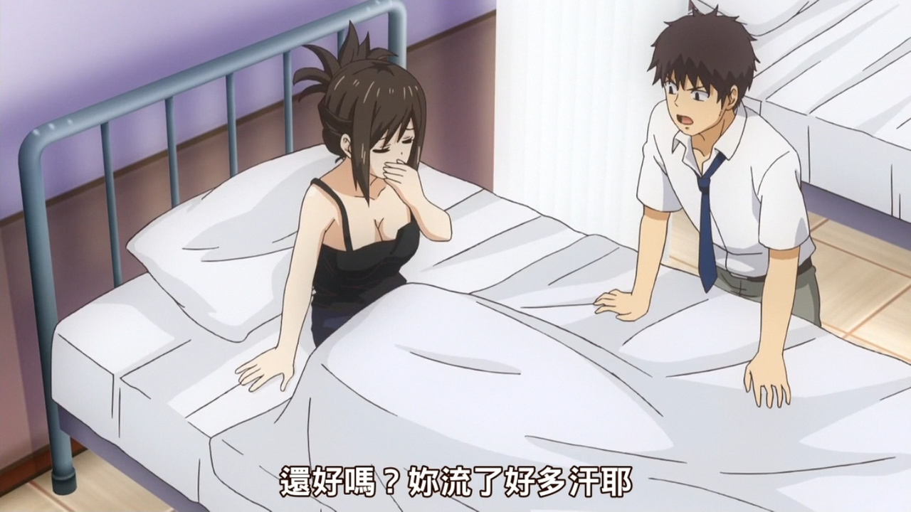 还好吗？你流了好多汗耶
