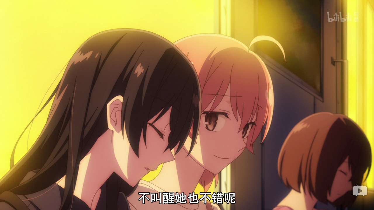 不叫醒她也不错呢