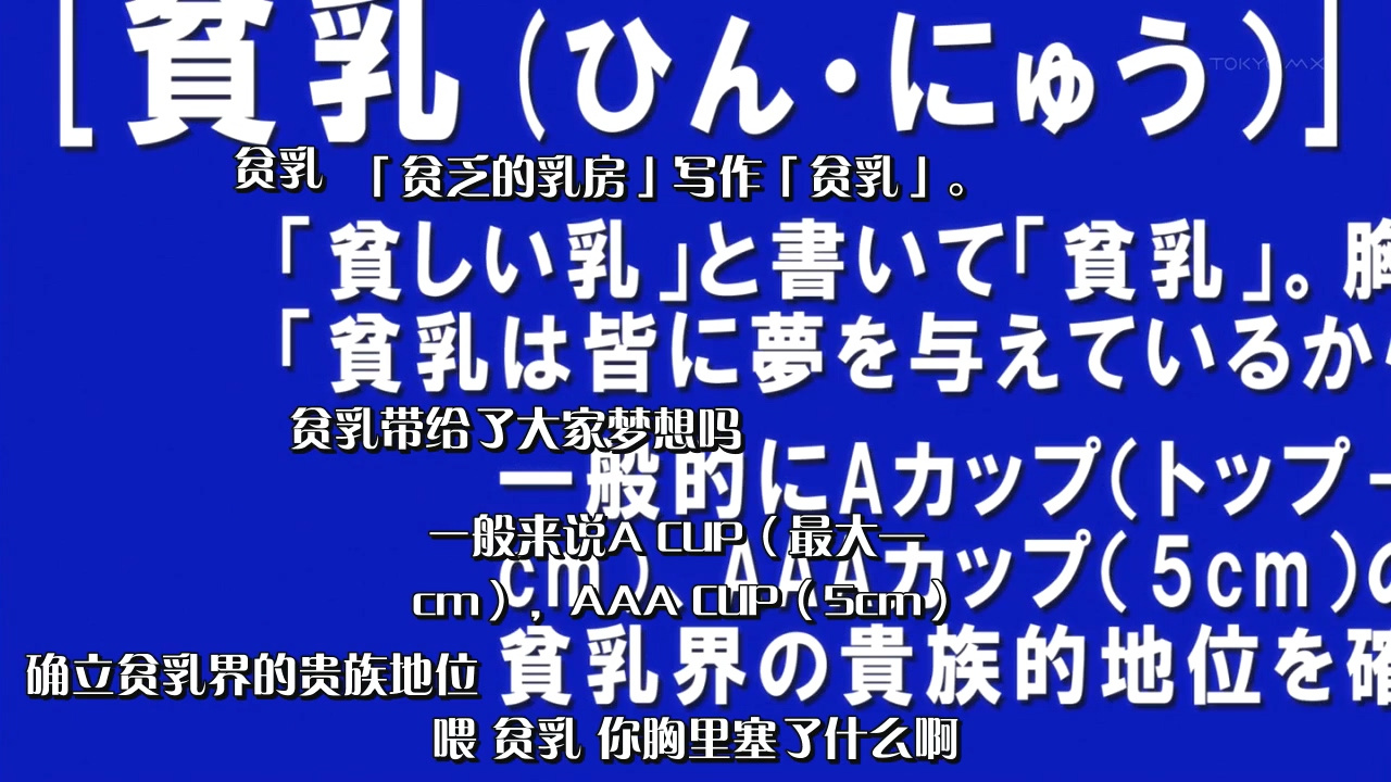 确立贫乳界的贵族地位