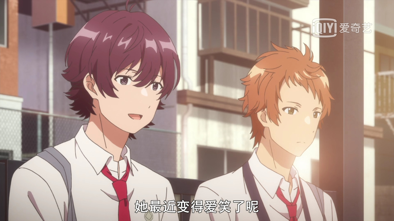 她最近变得爱笑了呢