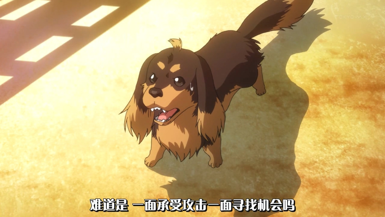 难道是 一边承受攻击一面寻找机会吗